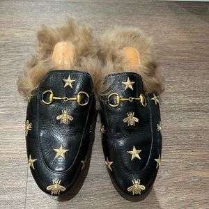 COPY - Gucci Fur Loafers (Authentic), size 38.